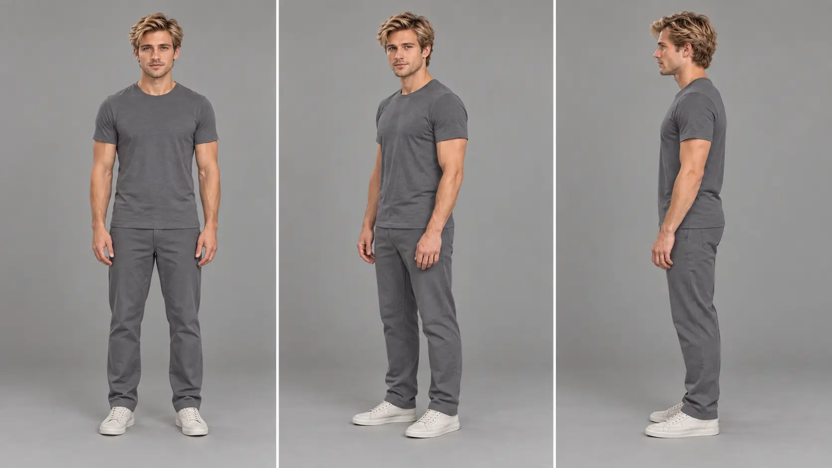 Allo full-body reference sheet, the only image supplied